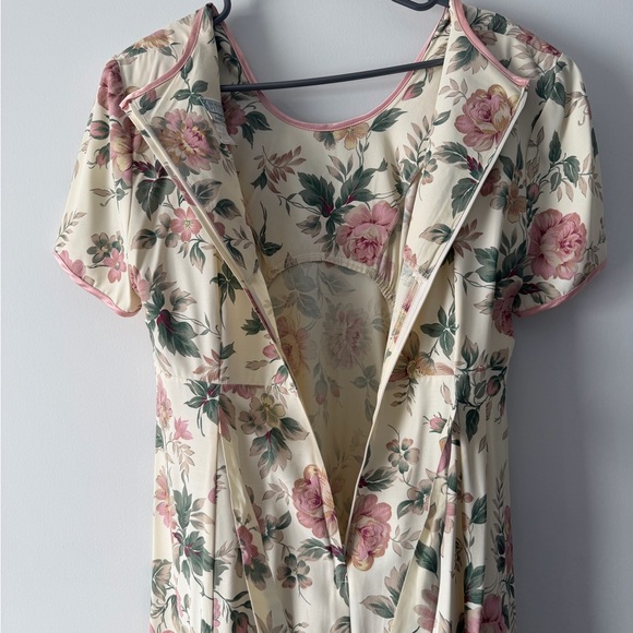 Empire Waist Vintage Dress Maternity and Bump Friendly - Picture 6 of 11